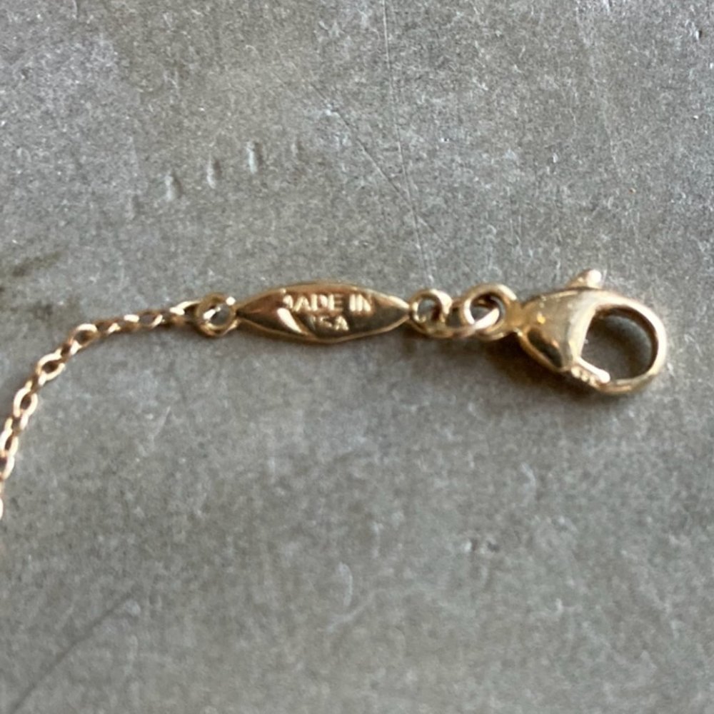 Jacquie Aiche 14K Gold Pave Diamond Necklace - Picture 4 of 4